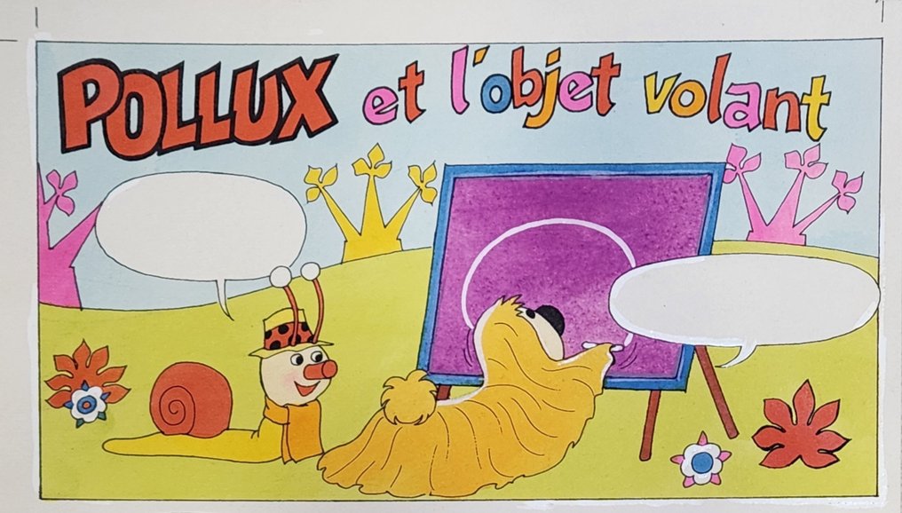 Andre Oulié - 1 Original colour page - Pollux #2.1