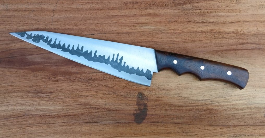 James Martein - Nóż kuchenny - Nie ma tekstu do przetłumaczenia. - 100 lat Paka Black Wood. - Włochy - Nóż kuchenny J.M Chef #1.0