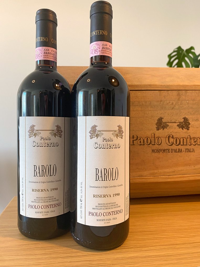 1990 Paolo Conterno - Μπαρόλο Riserva - 2 Bottles (0.75L) #1.0
