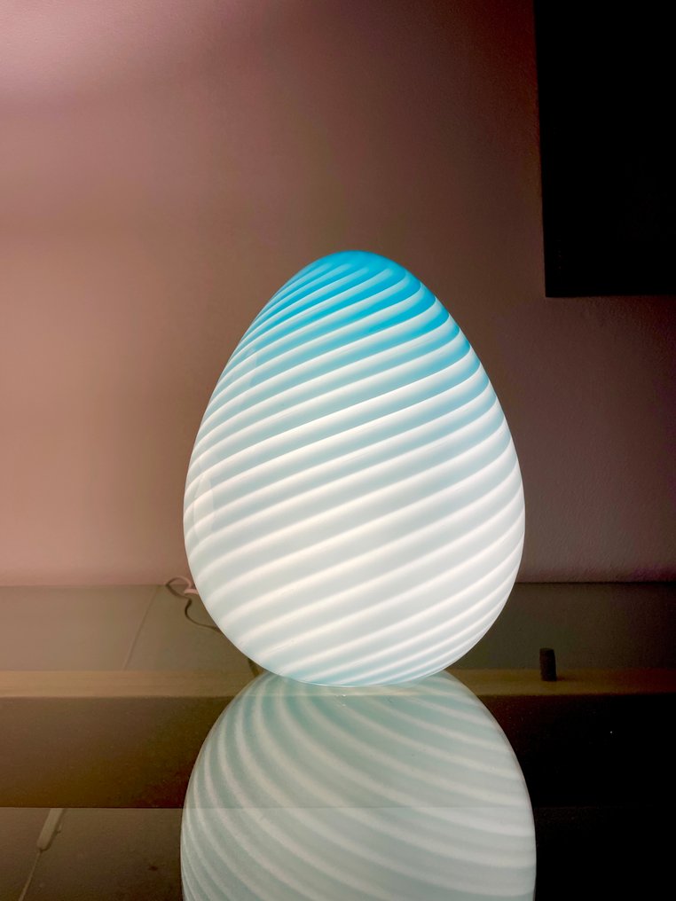 EFFETRE - 台灯 - 吹制玻璃 拉格丁工艺 - 穆拉诺玻璃 - 台灯效果 #4.3