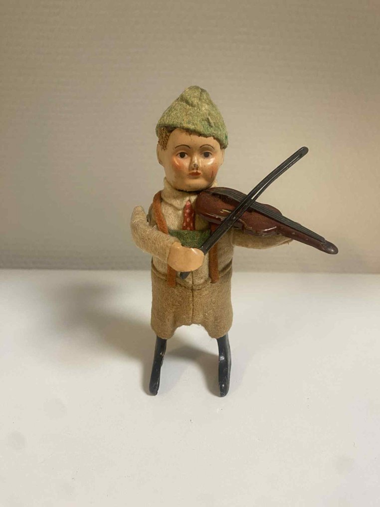 Schuco - 锡制玩具 - Wind-Up Mechanical Toy Figure Of A Violinist - 德国 #1.0