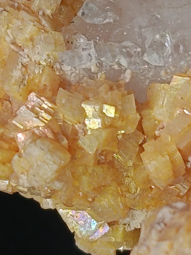 来自新西兰的氧化物包覆的白云石在石英上的独特标本 水晶群 - 高度: 6 cm - 闊度: 5.2 cm- 40 g - (1) #3.2