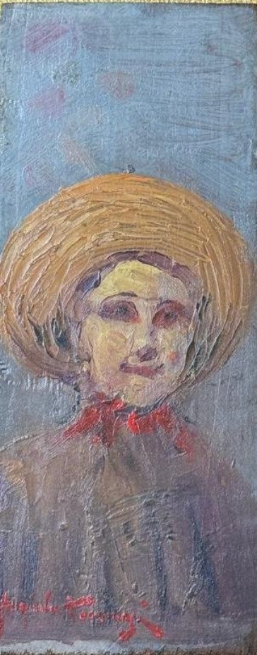 Angiolo Tommasi (1858-1923), Attrib. - Contadina #1.0