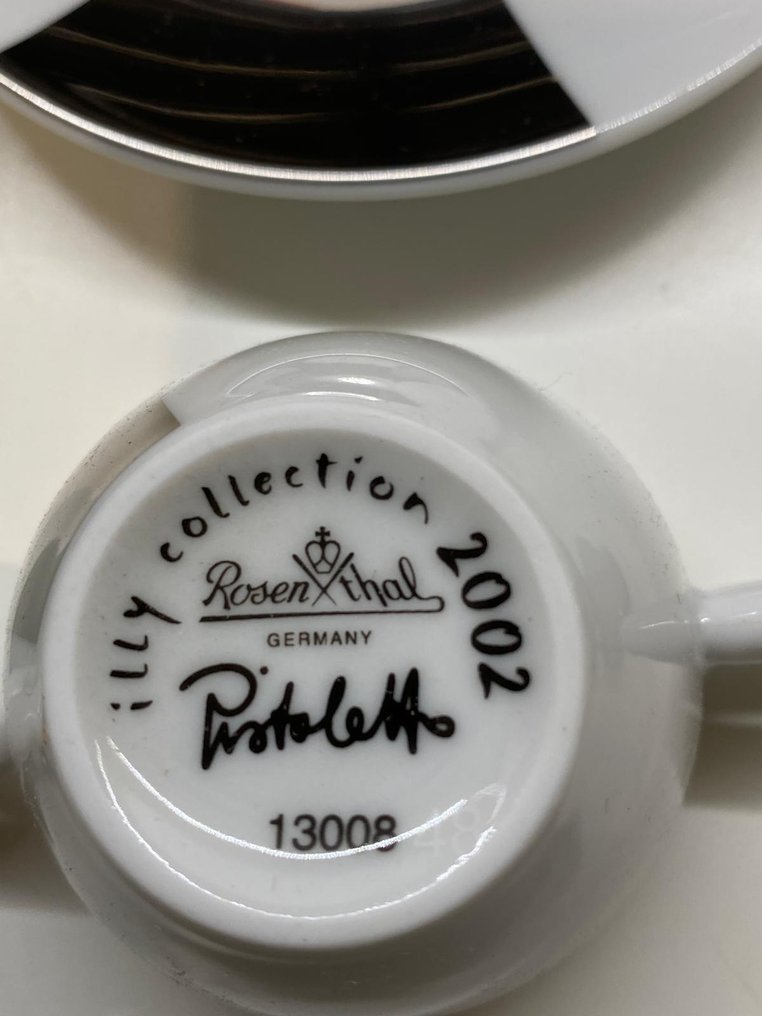 Rosenthal, Illy - Michelangelo Pistoletto - Coffee set (6) - Michelangelo Pistoletto - Porcelain #4.3