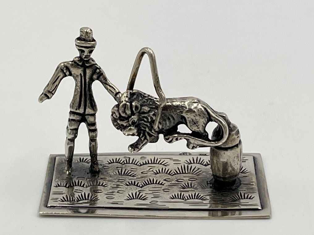 Miniaturowa figura - leeuwentemmer - Srebro pr. 835 #1.0