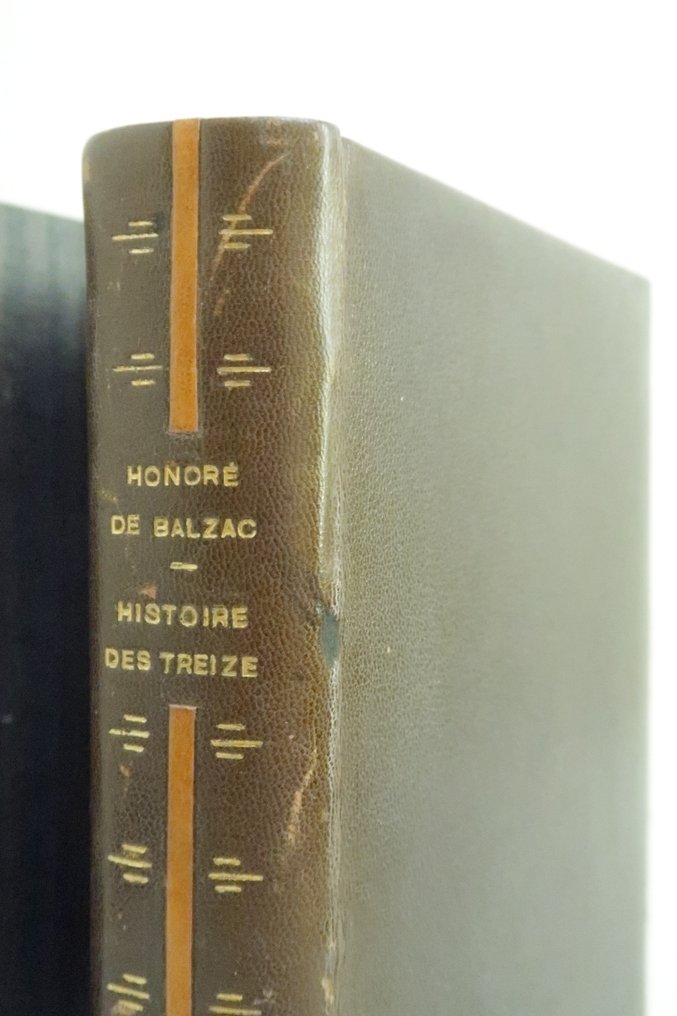 Honoré de Balzac / Gaston Barret - Histoire des Treize - Ferragus - La duchesse de Langeais - La fille aux yeux d'or [reliure signée] - 1949 #2.1