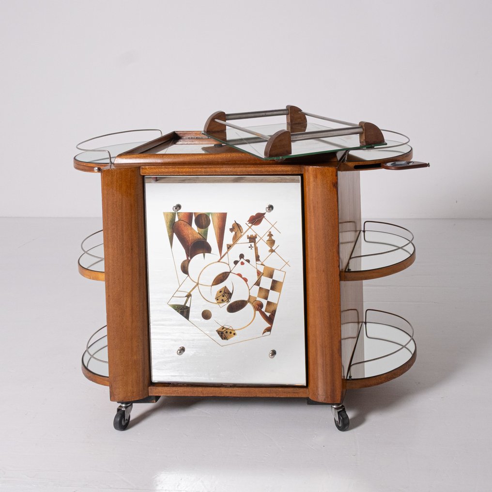 Joseph Tugas - Καροτσάκι σερβιρίσματος - Walnut #1.0