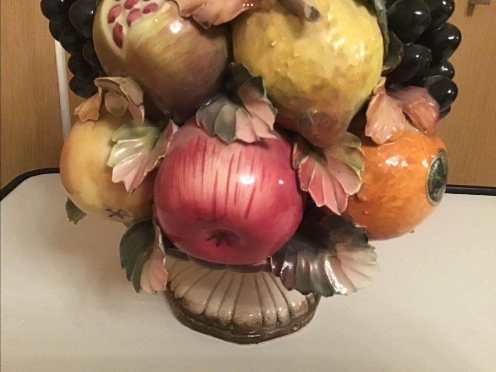 Capodimonte - Figure - Capodimonte  Groß  Keramikdekor Früchte - Ceramic #3.2