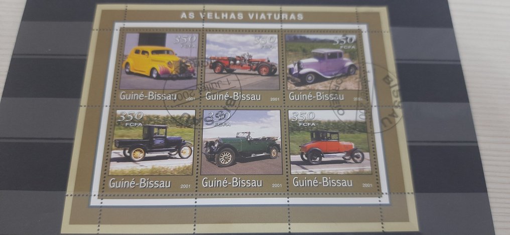 World and USSR 1970/1990 - cars, ships, locomotives of the world in stamp sheets and souvenir sheets. #2.1