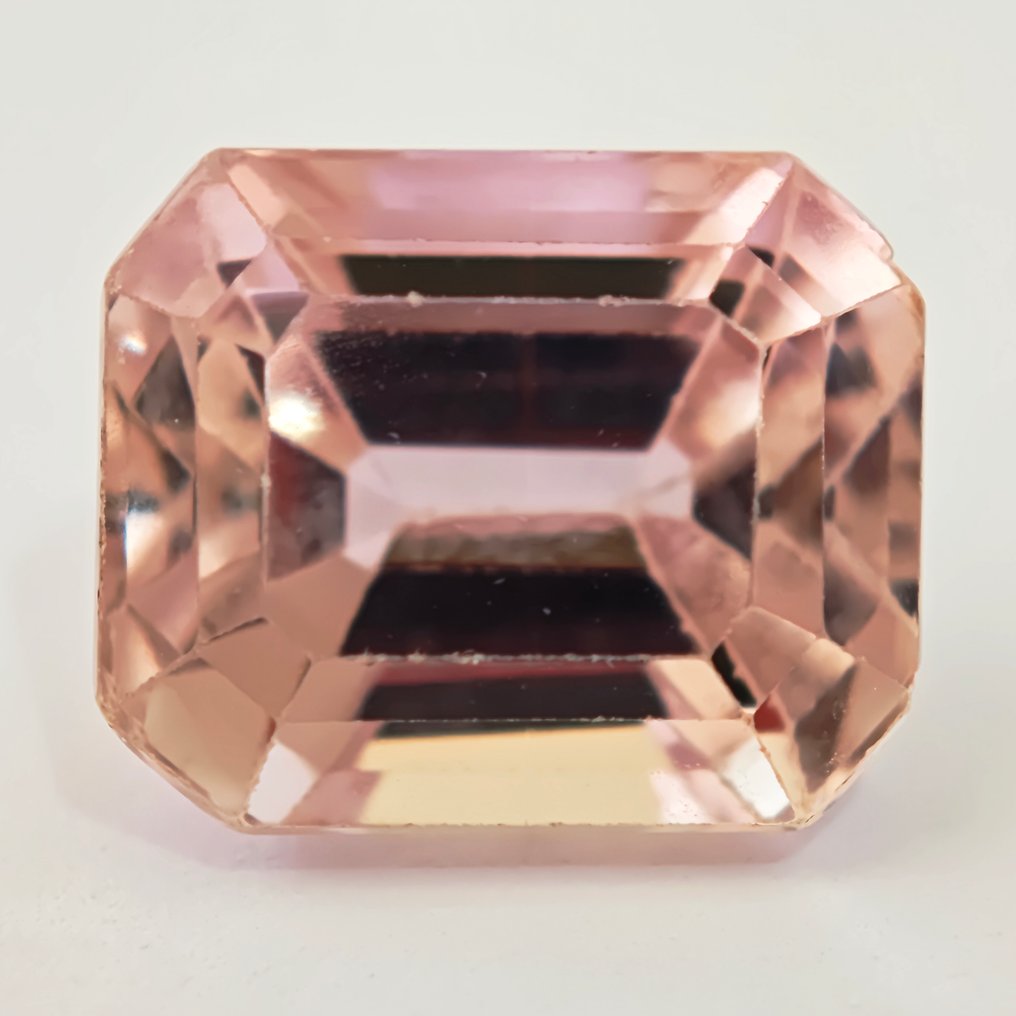 No Reserve Price Spodumene - 21.06 ct - Antwerp Laboratory for Gemstone Testing (ALGT) - Pink / Yellow Spodumene #1.0