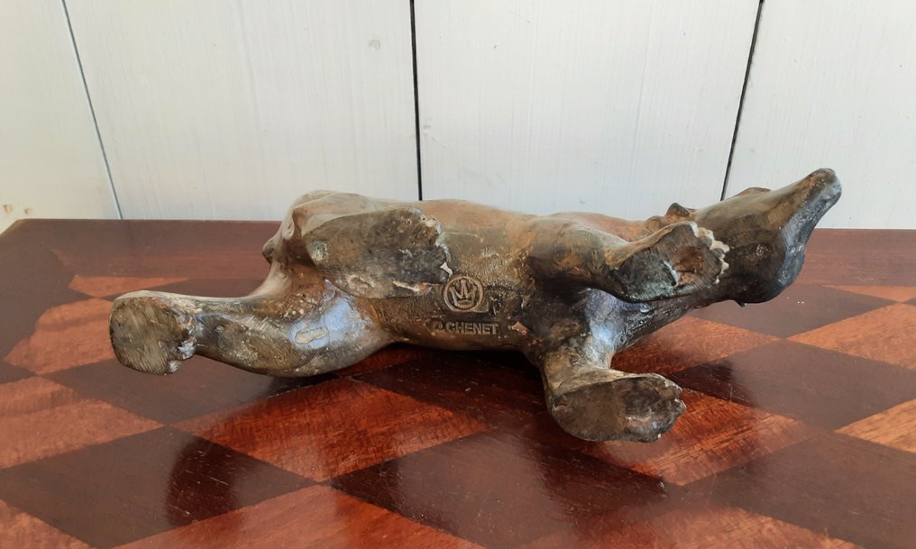 P. Chenet - Statuetta - Ijsbeer - 20cm - Bronzo #2.1