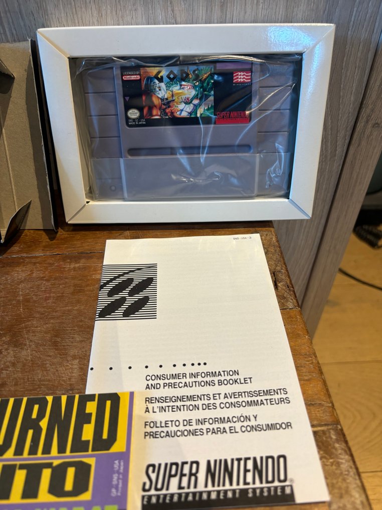 Nintendo - Snes - GODS (USA NTSC) - Videospill - I original eske #2.1