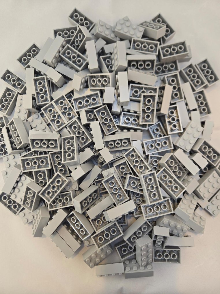 LEGO - Toy New Brick 2 x 4 Light Bluish Gray 200pcs #2.1