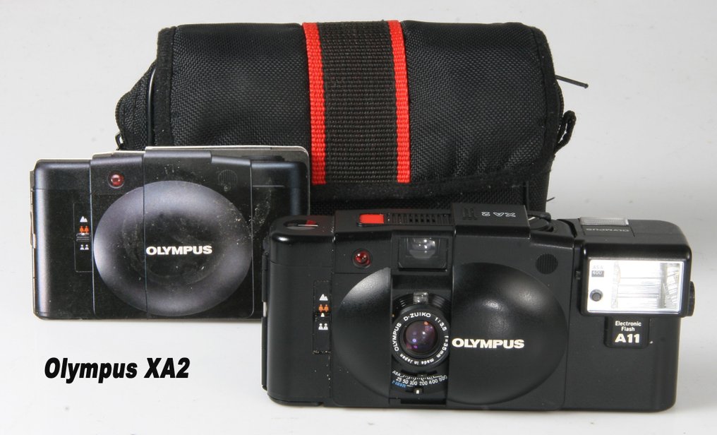 Olympus XA2 + A11 flash - Analogowy aparat kompaktowy #1.0