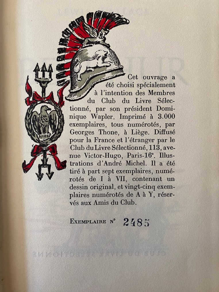 Lewis Wallace; ilustraciones André Michel - Ben-Hur edición especial numerada - 1950 #1.0