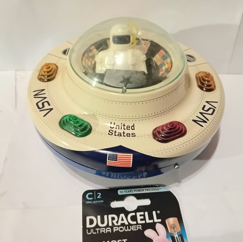 Masudaya(增田屋) - 玩具火箭 Disco Space Ranger 'Nasa' Flying Saucer. (No.3) - 1970-1980 - 日本 #1.0