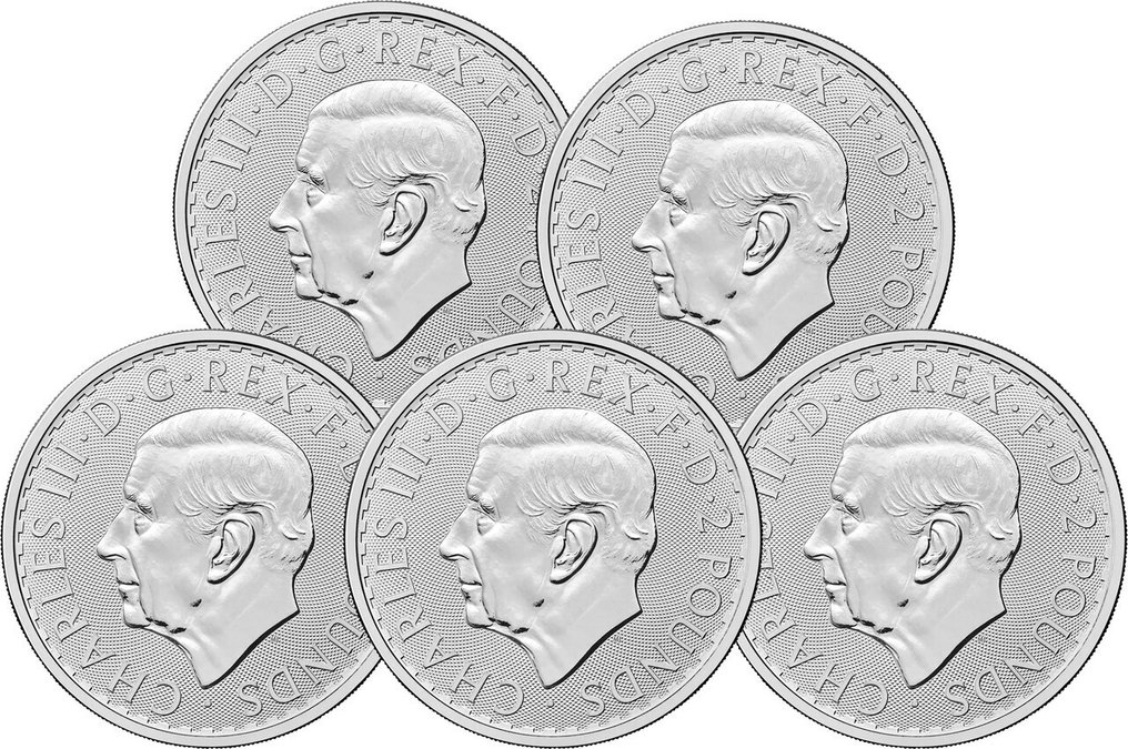 5 Troy Ounce - Argento .999 - Britannia 2026 - 155,5 gram - fine silver #1.0