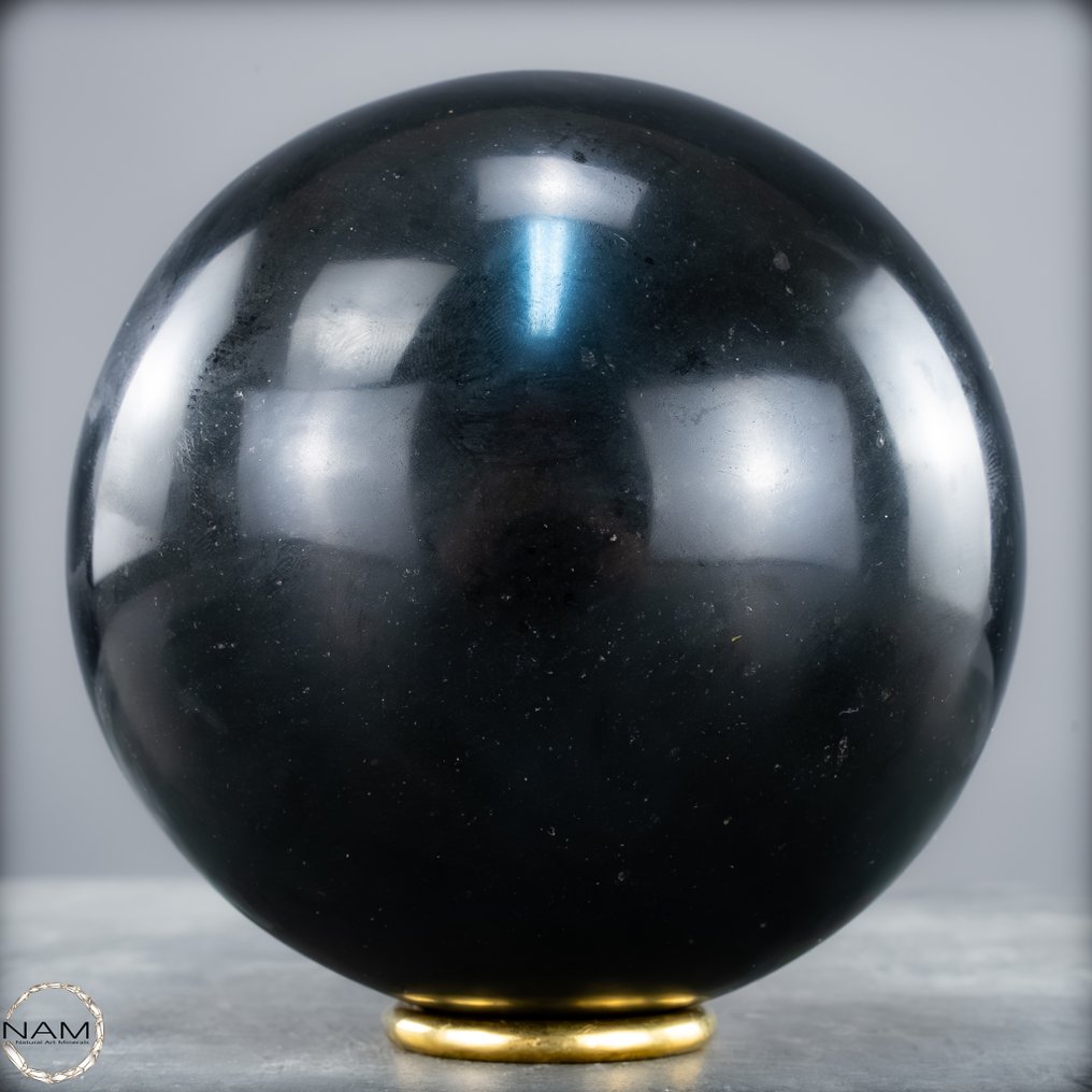 Φυσικός Μαύρος Τουρμαλίνης Σφαίρα, από τη Βραζιλία- 2628.18 g #1.0