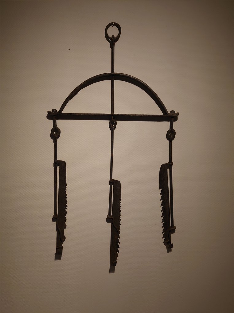 110 cm. - Tillbehör till öppen spis - Smidesjärn #1.0