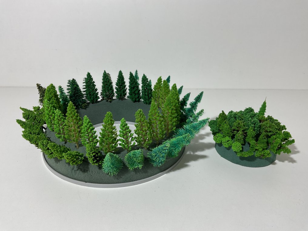 Heki, onbekende merken N, TT - Model train scenery (125) - Trees and scenery products for N scale railway #3.2