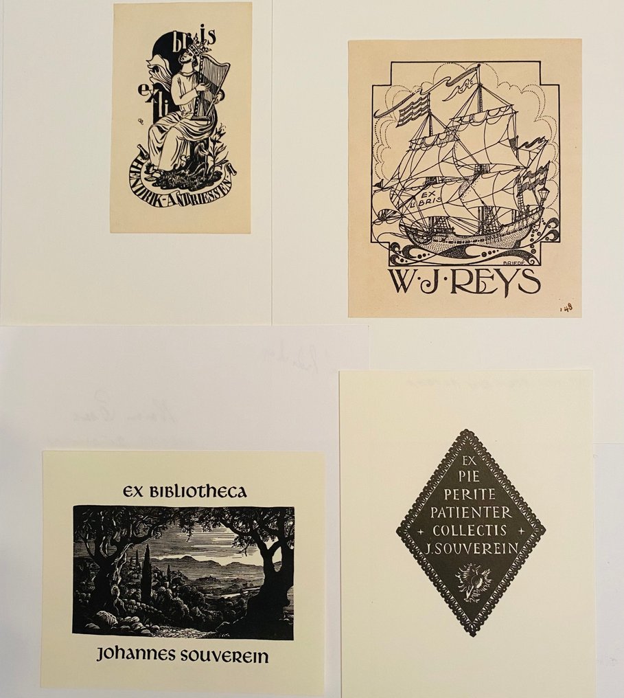 Nederlandse Ex Libris en Per Felicitatie (PF) Titularis - 1914 #1.0