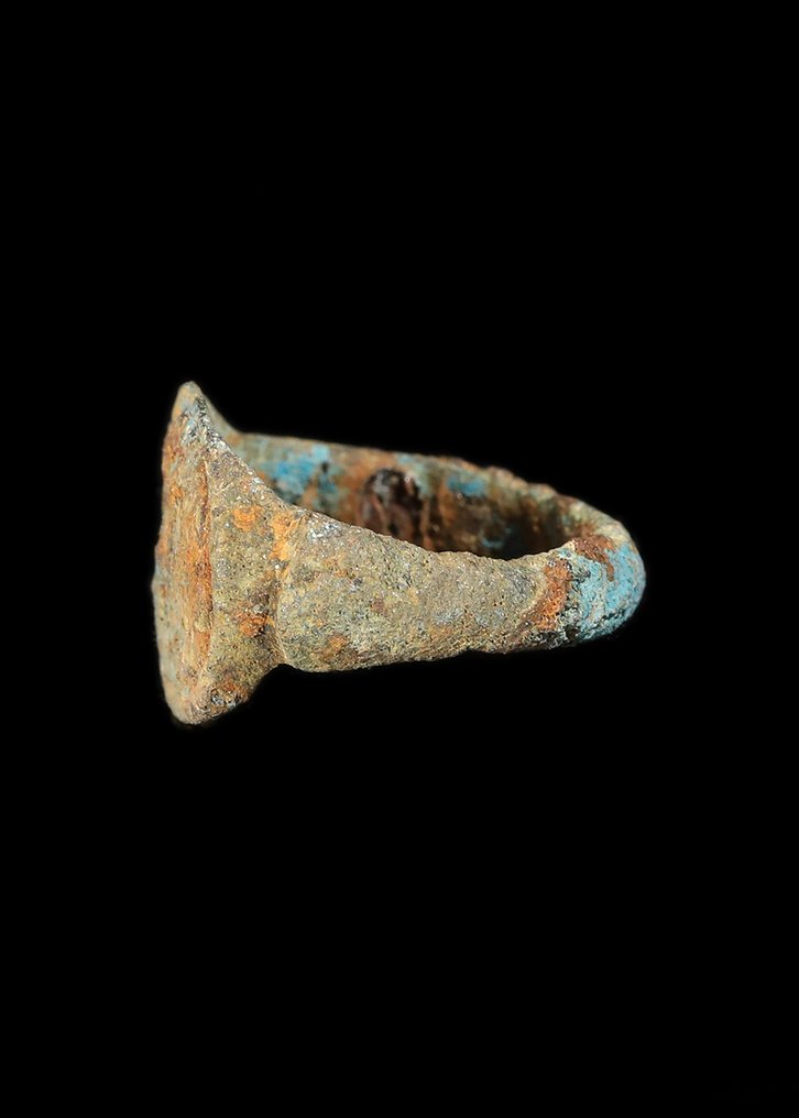 Βακτρία Μπρούντζος Δαχτυλίδι με χαραγμένη στεφάνη  (χωρίς τιμή ασφαλείας) #1.0