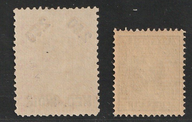 荷属东印度群岛 1892/1900 - 更好的价值观 Wilhelmina 女王 - NVPH 28 en 37 #1.0