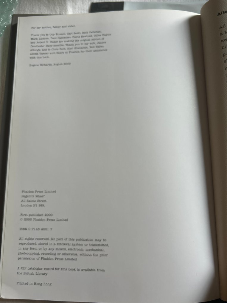 Eugene Richards - Dorchester Days - 2000 #3.2