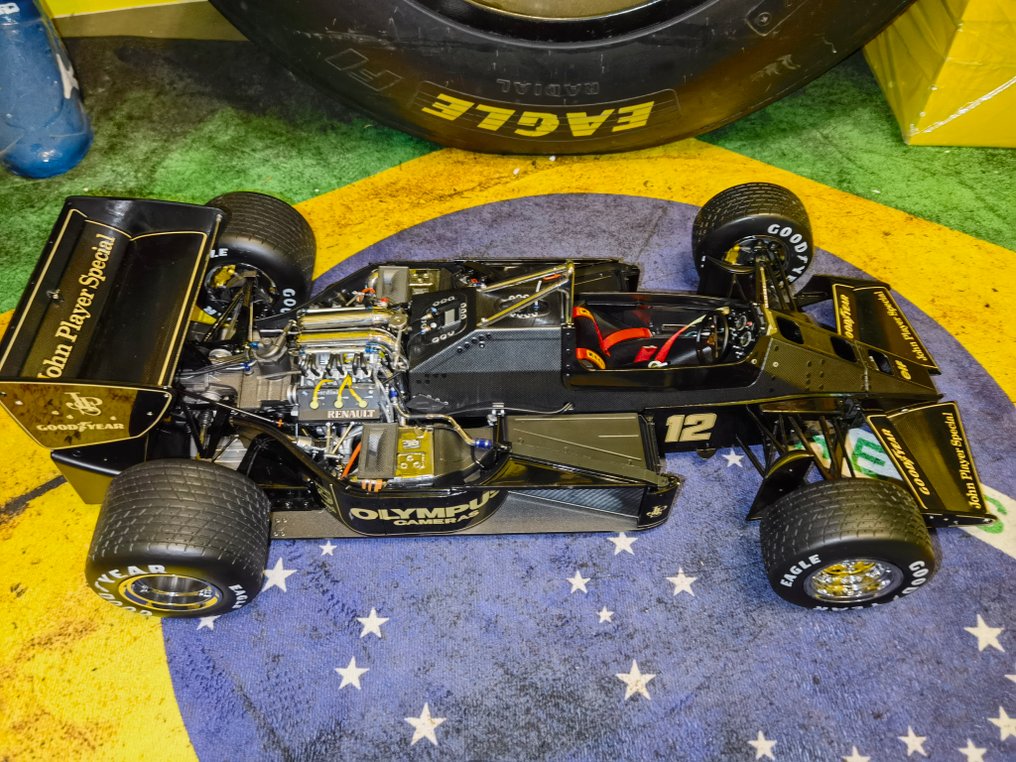 1:12 - Model race car - Lotus 97T John Player Special Ayrton Senna Nr.12 #4.3