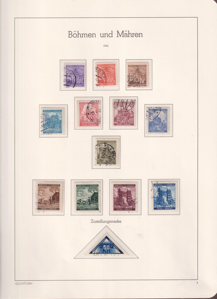 Bohemia ja Moravia 1939/1945 - Jaargangen - Michel: 1/142, D1/24,P1/15 #4.3