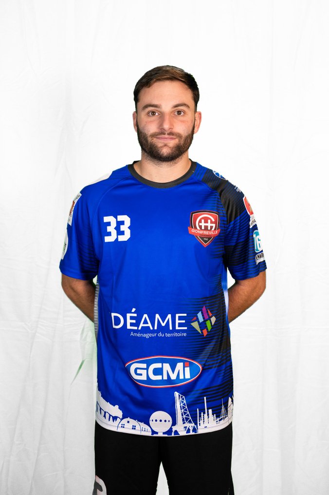 N1 Gonfreville Handball - 国家一级手球比赛 - Mathéo Castaing - 2025 - 运动衫 #1.0