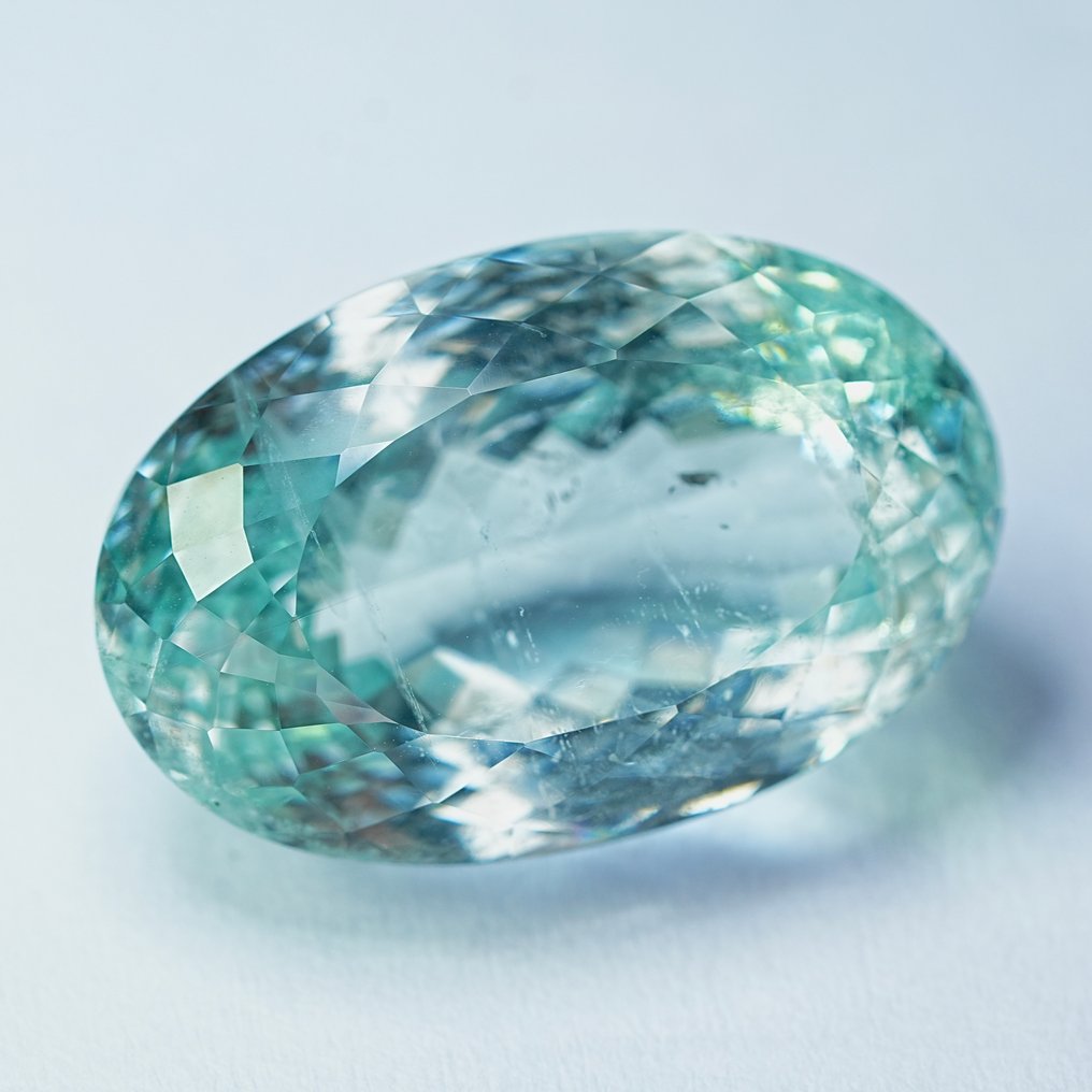 蓝色 海蓝宝石  - 38.31 ct - 国际有色宝石协会（ICA GemLab） - 北极海蓝 #2.1