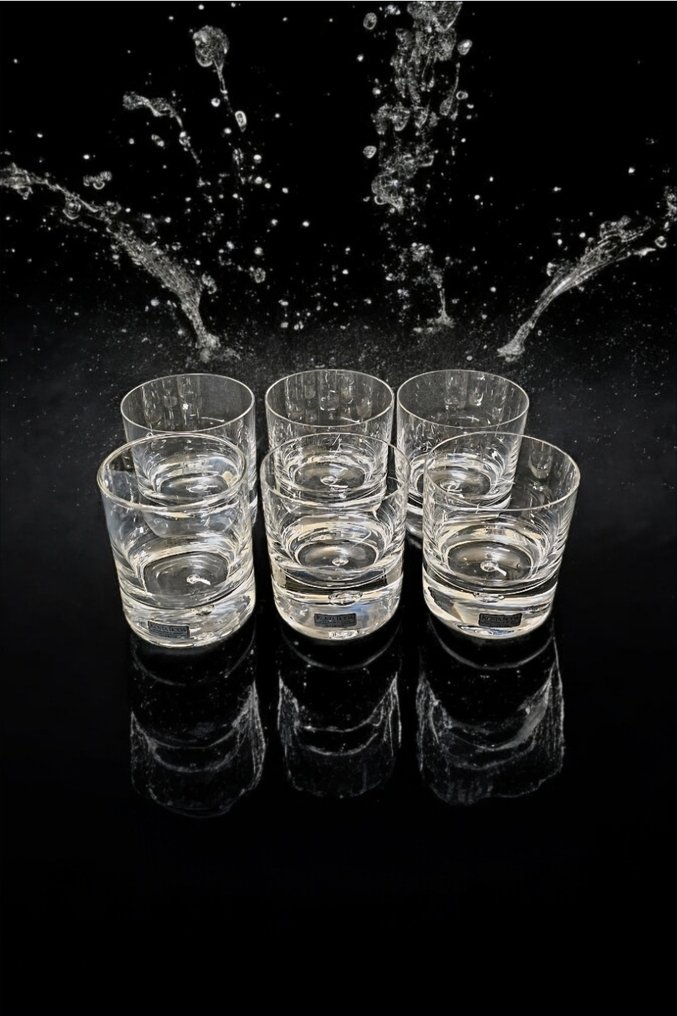 Kosta Boda - Walter HICKMAN - Service à boisson - PIPPI - Cristal - 6 verres à whisky #1.0