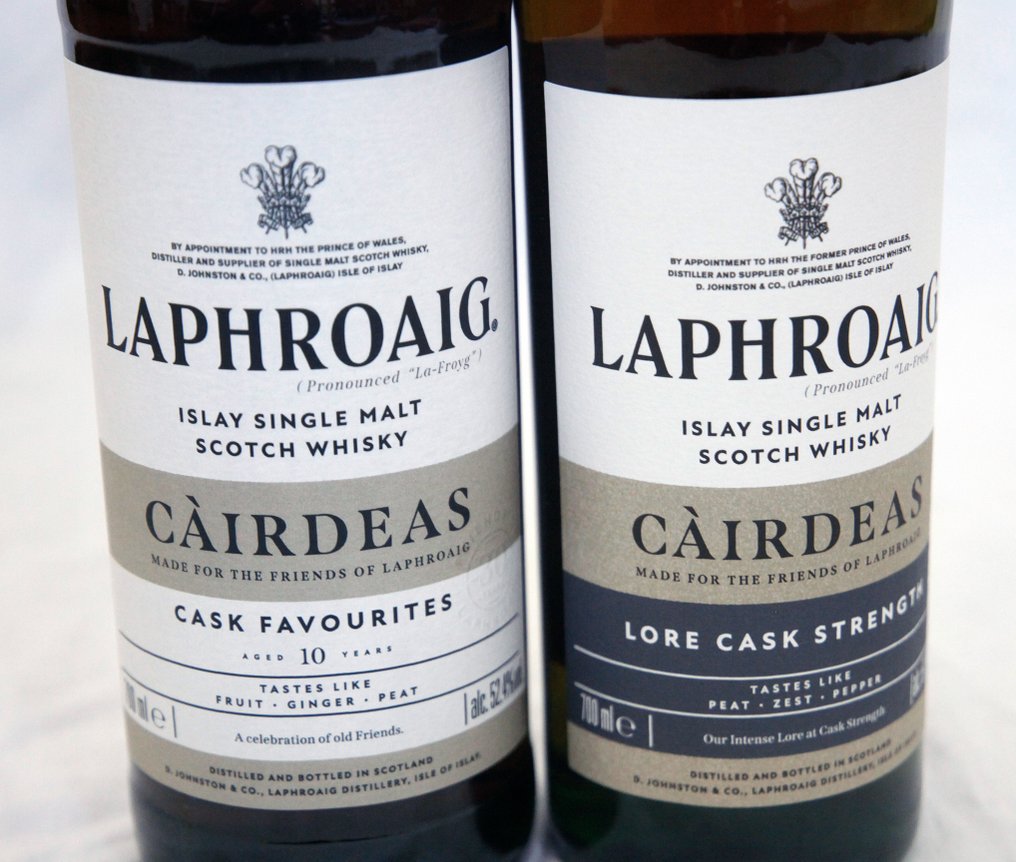 Laphroaig 10yo Càirdeas Cask Favourites & Lore Cask Strength  - 70cl - 2 bottles #3.2
