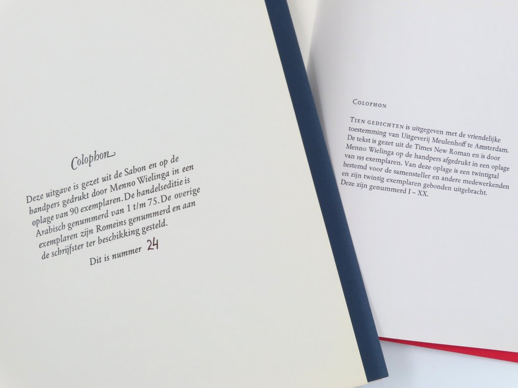 [Exponent] C.O. Jellema, Anna Blaman e.a. - Doornbosheert, Tien gedichten e.a. - 1984-1990 #4.3