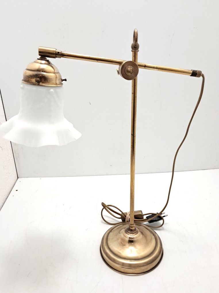 Gulvlampe - Kobber, Glass #2.1