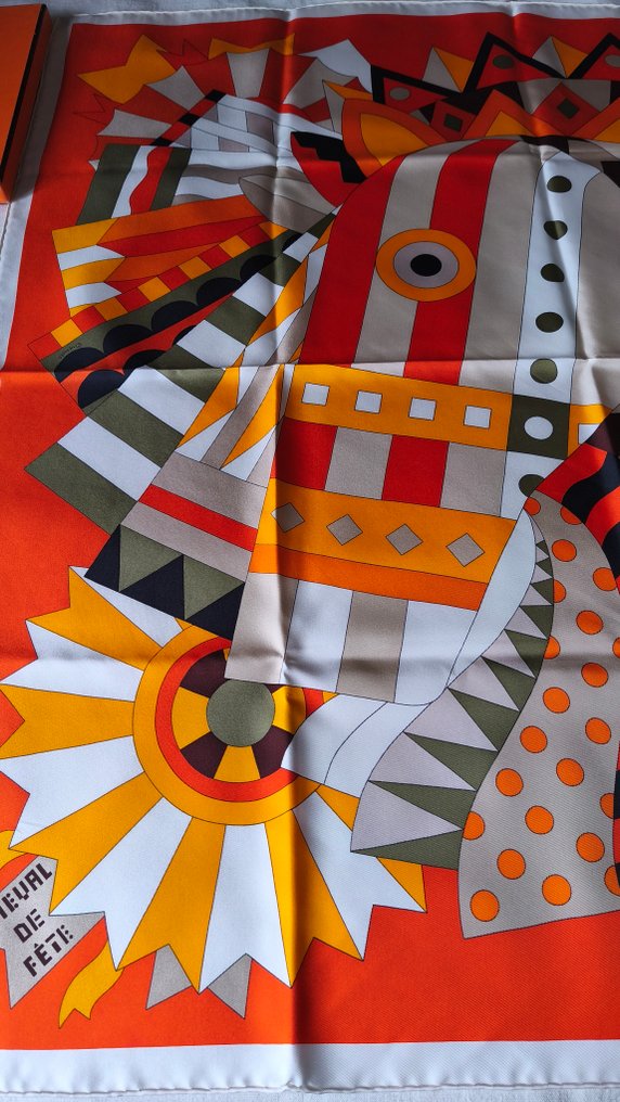 Hermès - CHEVAL DE FÊTE by Jan Bajtlik. Neuf - Foulard #2.1