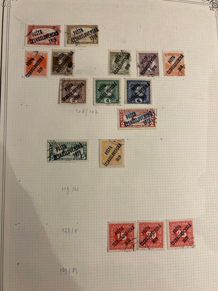 捷克斯洛伐克 1919/1972 - 漂亮的经典和半经典收藏，采用更优质的材料，装在超过90页的Yvert专辑纸上。 - Yvert #4.3