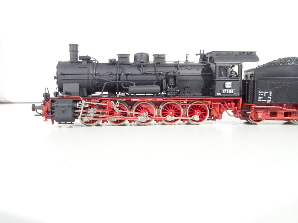 Roco H0 - 43220 - Tenderlokomotiv (1) - Ånglok BR 57 3468, DB, Epoke III - DB #1.0