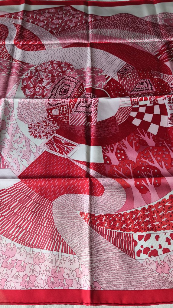 Hermès - A TRAVERS CHAMPS by Marie Bonnin. Neuf - Foulard #1.0