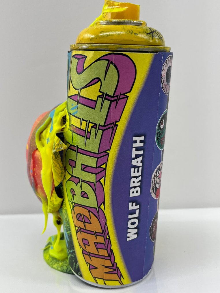 Alvin Silvrants (1979) - Madballs Wolf Breath spray can - art statue #4.3