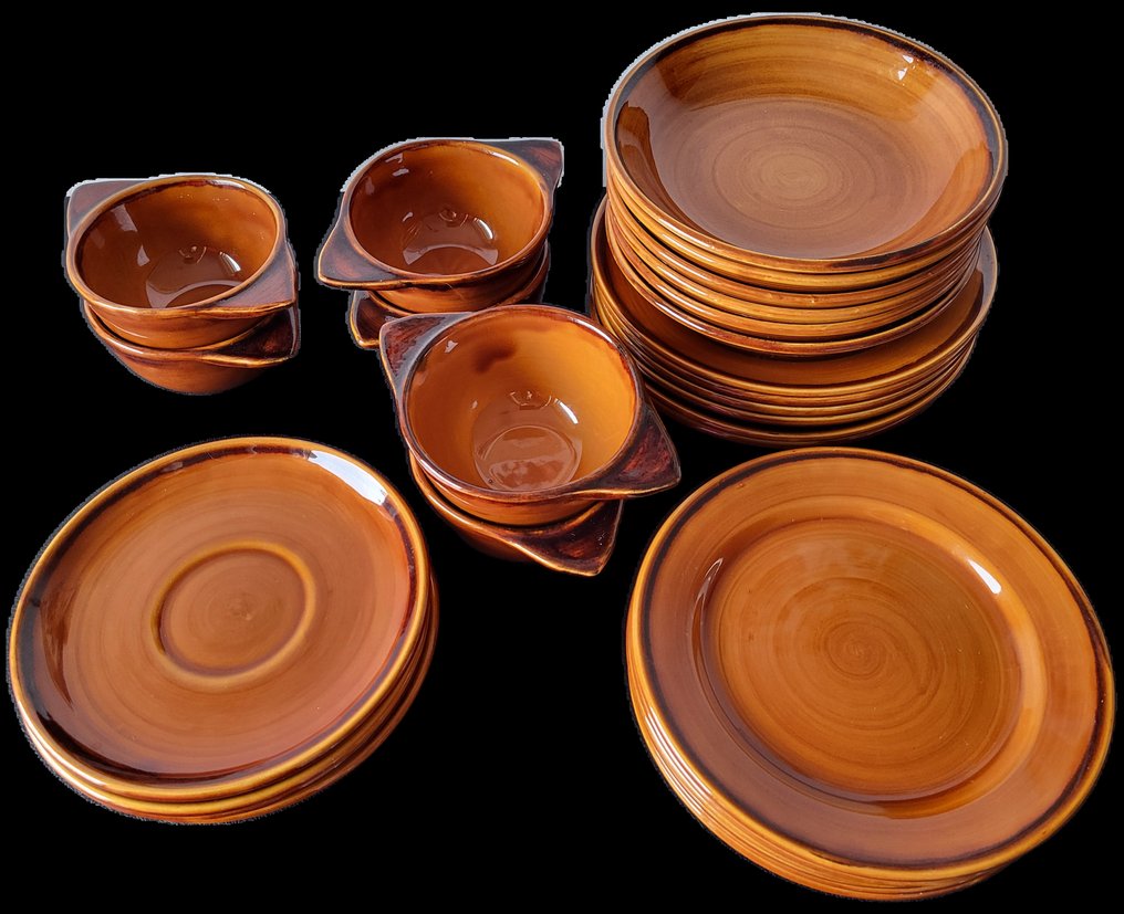 St Clement - 6人用餐桌用具 (36) - 陶瓷 - 圣克莱门特法国 #1.0