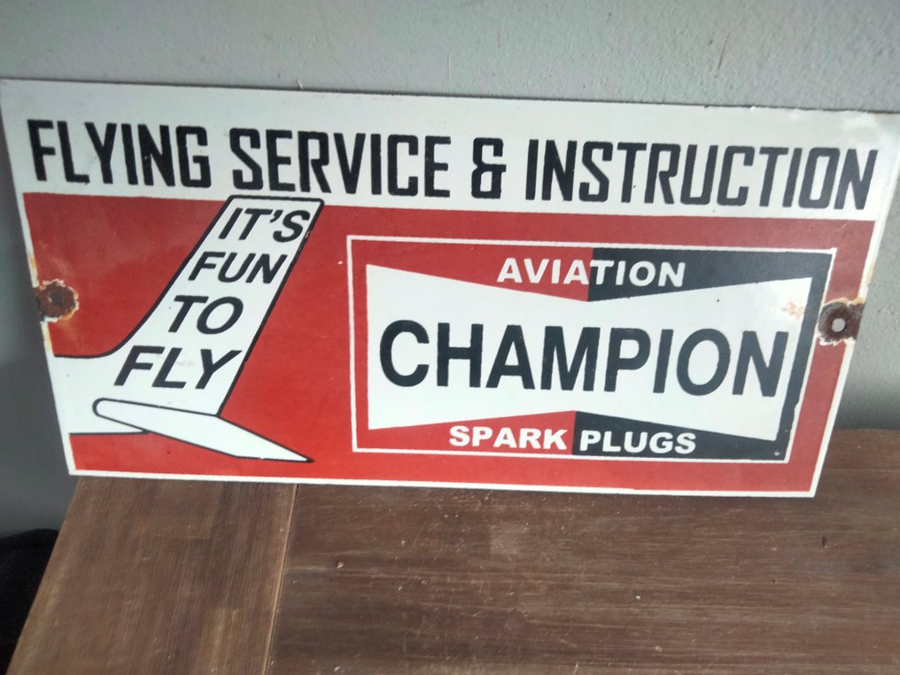 Sign - Champion - Spark plug #1.0