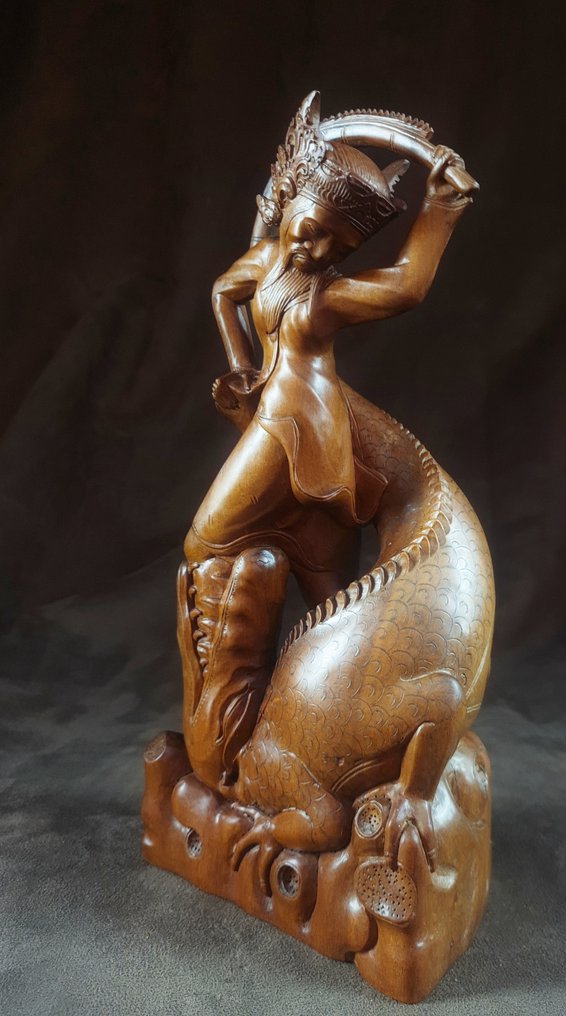 Drona & Crocodile Balinese tale - Indonesia (No Reserve Price) #2.1