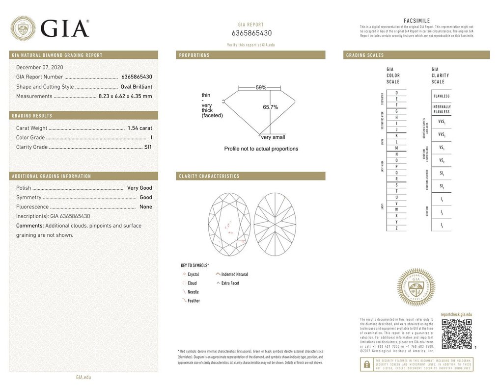 耳環 - 14 克拉 白金 - 3.05ct. tw. 鉆石 (天然) - E00036 #1.0