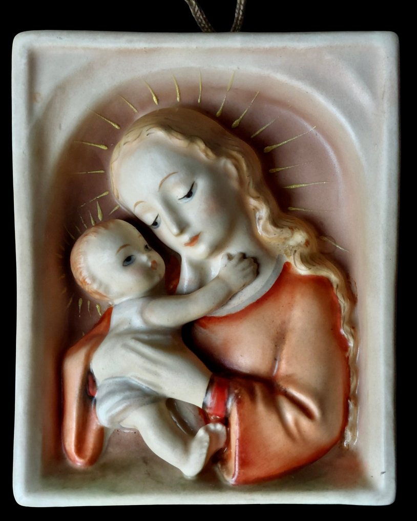 Goebel - Figurin - Maria met kindje Jezus - 48/0 Tmk3 - Porslin #1.0