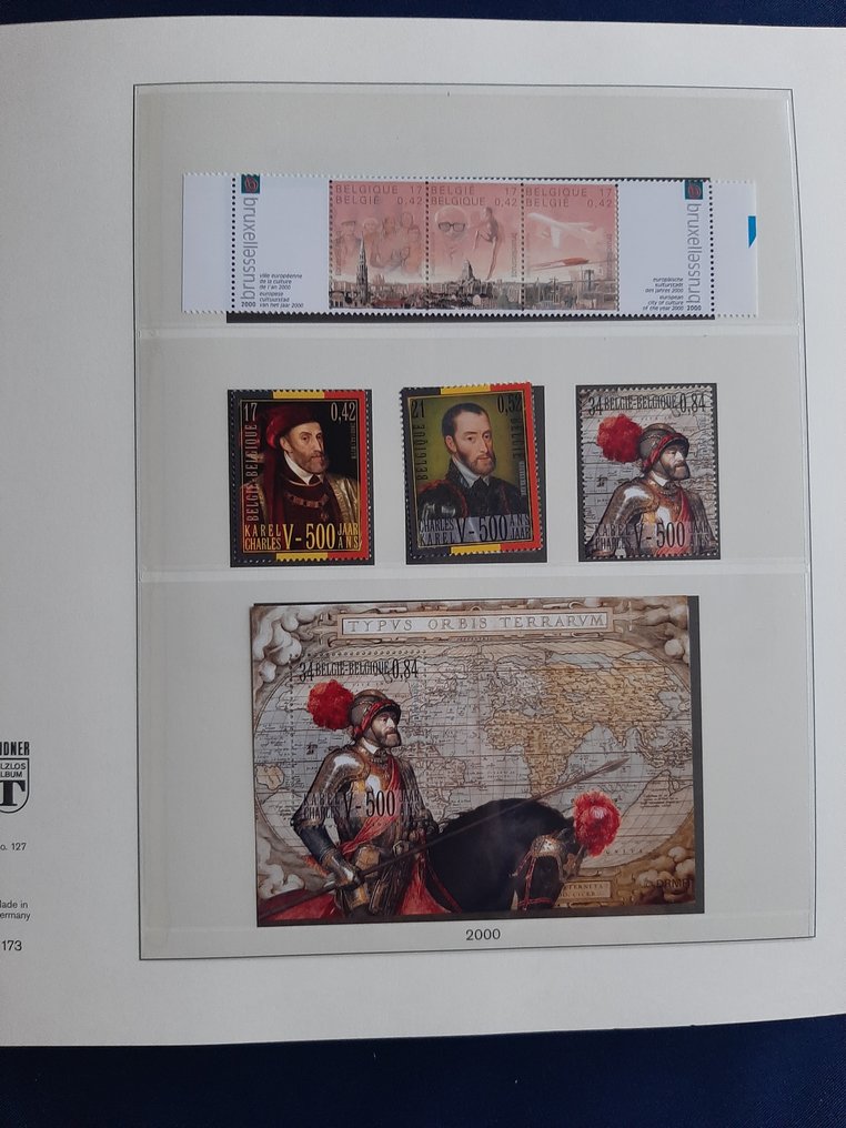 Belgia 2000/2003 - Colecție completă într-un album de lux Lindner. #4.3
