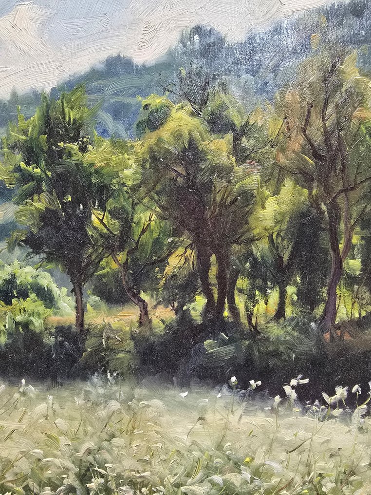 Ismael Subirana (1937) - Susurros entre flores blancas #3.2