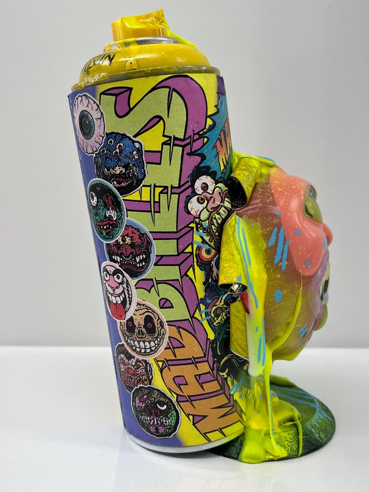 Alvin Silvrants (1979) - Madballs Wolf Breath spray can - art statue #3.2