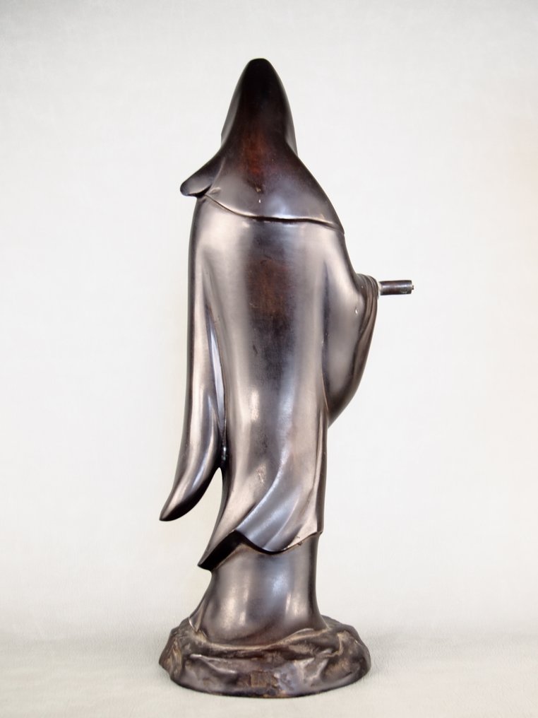 Standing statue of Kannon Bodhisattva 観音菩薩立像 - Staty Brons - Japan #4.3